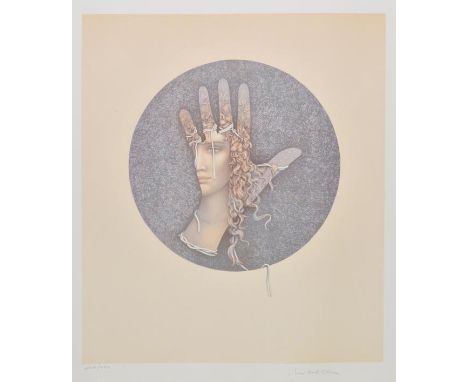 *Cleren (Jean-Paul, 1940-). Visage,  colour lithograph, signed in pencil and numbered XL/CXLV, circular blindstamp of Robert 