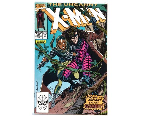 Uncanny X-Men No. 266 - featuring the 1st appearance of Gambit (Marvel comics, 1990).Featuring the 1st full appearance of Gam