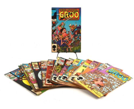 Sergio Aragones Groo the Wanderer: a group of 39 comics (Marvel Comics, 1986 onwards).This lot features:Groo The Wanderer (1s