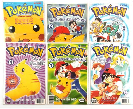 Pokemon: a group of 6 High-Grade Pikachu comics (Viz Comics, 1999).High-Grade condition. This lot features:Pokemon: The Elect