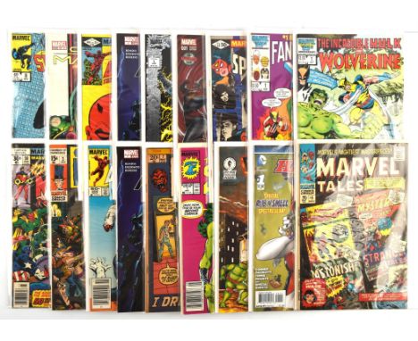 Marvel comics: A collection of 18 issues featuring keys issues, 1stappearances and notable issues (Marvel Comics, 1972 onward