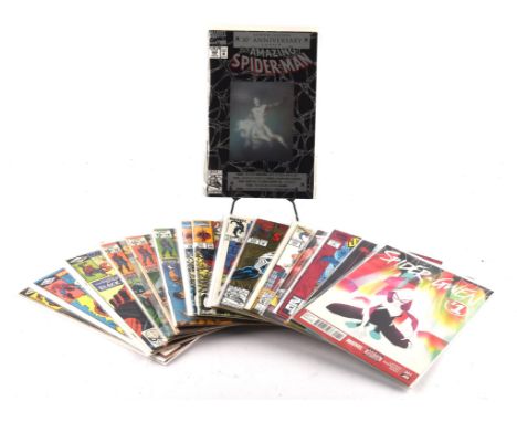 The Amazing Spider-Man: a large group of 110 issues featuring 1st appearances and key issues (Marvel Comics, 1964 onwards).Th