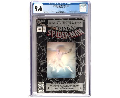 Amazing Spider-Man No. 365 CGC Grade 9.6 featuring the 1st appearance of Spider-Man 2099 (Marvel Comics, 1992).1st appearance