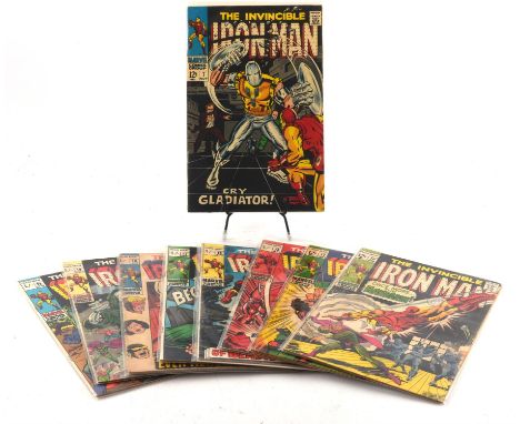 Invincible Iron Man: a group of 30 Silver and Bronze-Age issues (Marvel Comics, 1968 onwards).This lot features:The Invincibl