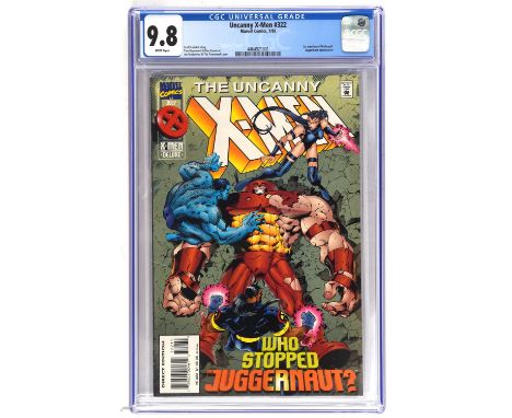 Uncanny X-Men No. 322 CGC Grade 9.8  featuring 1st mention of Onslaught (Marvel Comics, 1995).1 of only 105 copies in this gr