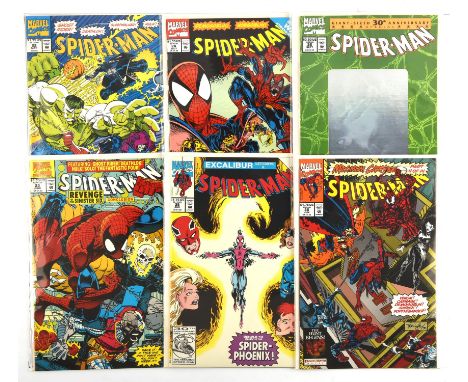 Spider-Man: a run of 30 issues including iconic Todd McFarlane covers (Marvel Comics, 1984/96).Excellent conditions to copies