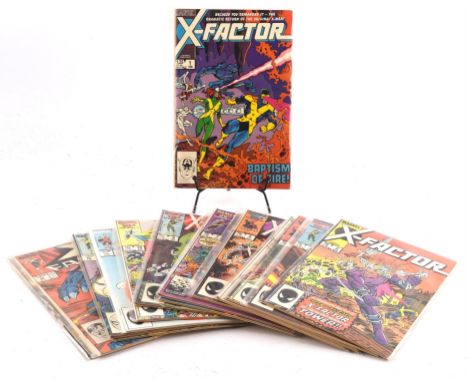 X-Factor: a large group of 93 comics including first issue, 1st appearance of Apocalypse and other notable issues (Marvel Com