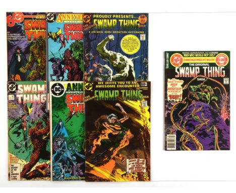 Ghosts and Swamp Thing: a group of 41 Bronze-Age DC horror comics (DC Comics, 1977 onwards).A selection of early bronze-age h