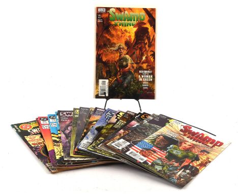 Swamp Thing: a large run of 111 DC horror comics (DC Comics, 1982 onwards).A selection of bronze-age horror comics published 