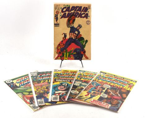 Captain America: a large run of 99 Silver and Bronze-Age issues featuring 1st appearances and classic covers (Marvel Comics, 