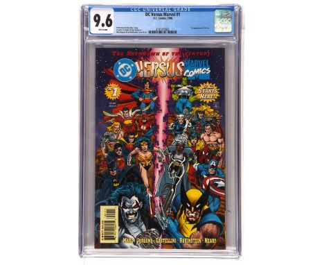 DC Versus Marvel No. 1 CGC Grade 9.6 featuring first issue of milestone crossover event (DC Comics/Marvel Comics, 1996).1st a