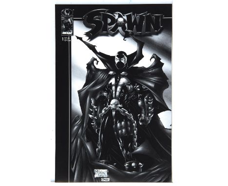 Spawn No. 1, High-Grade Black and White edition (Image Comics, 1997).High-Grade condition. Incredibly rare edition of Spawns 