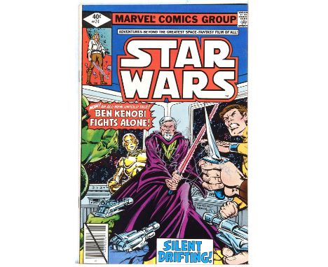 Star Wars No. 24: autographed by Mark Hamil as Luke Skywalker (Marvel Comics, 1979).This lot features:Star Wars (1st series) 