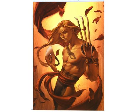 Street Fighter No. 9: Jo Chen Special Power Foil Cover featuring Vega (Udon Comics/Capcom, 2004) High-Grade condition. This l