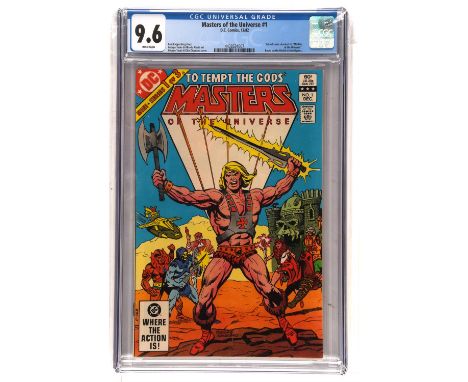 Masters of the Universe No. 1 CGC Grade 9.6  1st masters of the Universe comic issue (DC Comics, 1982).1st full comic devoted
