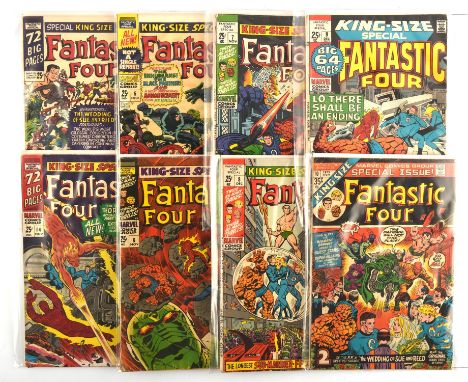 The Fantastic Four: a group of 8 early rare annuals featuring No. 6 -  the 1st appearance of Annihilus and classic Jack Kirby