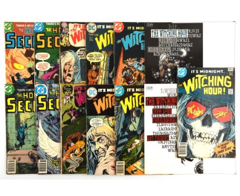 The House of Secrets and The Witching Hour: a group of 27 DC horror comics (DC Comics, 1970 onwards).A selection of early bro