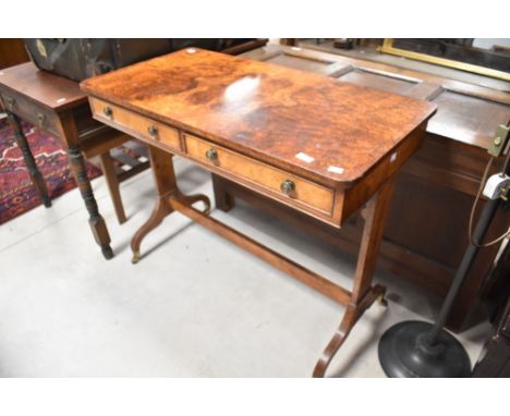 A reproduction regency console style table , approx. 94 x 48cm
