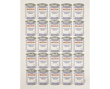 *Banksy (British, b.1974)SOUP CANS POSTEROffset lithograph printed in colours, 2010, printed by Pictures on Walls, London, on