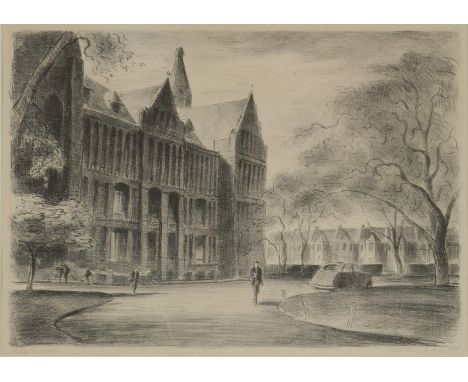 *Edward Ardizzone (British, 1900-1979)ST PAUL'S SCHOOL, THE FRONTLithograph, c.1964, signed and inscribed 'Artist’s Proof' in