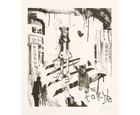 *Antony Micallef (British, b.1975)SHIBUYA CROSSINGLithograph, 2005, signed and numbered 86/95 in pencil, published by Curwen 