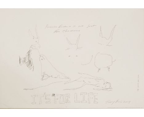 *After Tracey Emin (British, b.1963)REMEMBER EASTER IS NOT JUST FOR CHRISTMAS, IT'S FOR LIFEOffset lithograph, 2005, signed a