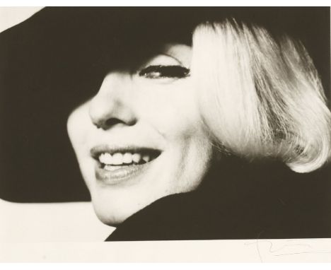 Bert Stern (American, 1929-2013)MARILYN WITH HATSilver gelatin print, 1995, signed in pencil, from the 'The Last Sitting', fr
