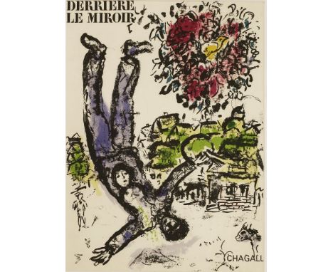 *After Marc Chagall (French-Russian, 1887-1985)FRONT COVER OF DERRIERE LE MIROIR Lithograph printed in colours, 1964, from vo