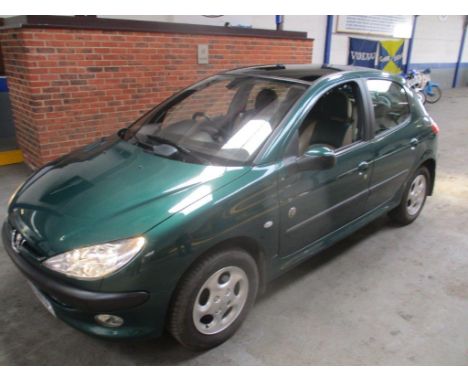 { Option of lots:  03 } Make &amp; Model: Peugeot 206 Roland GarrosDate of Reg: BL51 HYAColour: Greencc: 1587MoT: 23-02-2022F