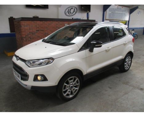 Make &amp; Model: Ford Ecosport Titanium X-PackDate of Reg: FY15 YAHColour: Whitecc: 998MoT: 01-11-2021Fuel Type: PETROLMilea