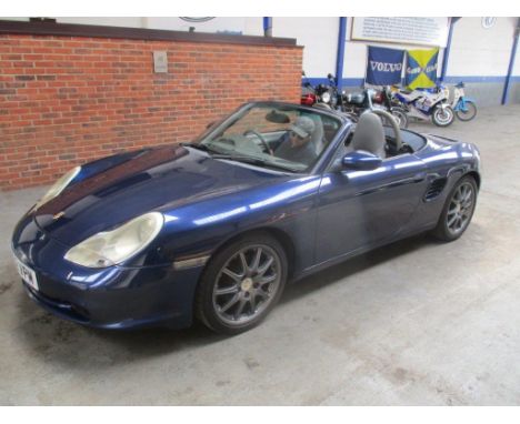 Make &amp; Model: Porsche BoxsterDate of Reg: RO52 VPMColour: Bluecc: 2700MoT: 17-07-2021Fuel Type: PETROLMileage: 125kTransm
