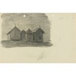 Lyonel Feininger, Strandhütten, Quiberville, Normandie