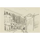 Lyonel Feininger, Straße und Viadukt in Meudon bei Paris