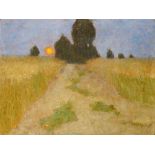 Walter Ophey, Landschaft mit Mond