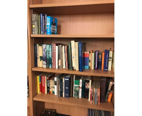 2 SHELVES &amp; PART SHELF OF MIXED HARDBACK &amp; PAPERBACK BKP