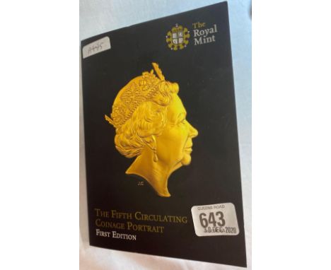 ROYAL MINT 1ST EDITION 5TH CIRCULATING COINAGE PORTRAIT