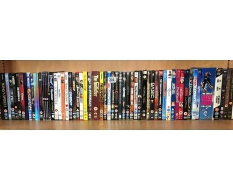 SHELF OF DVD's