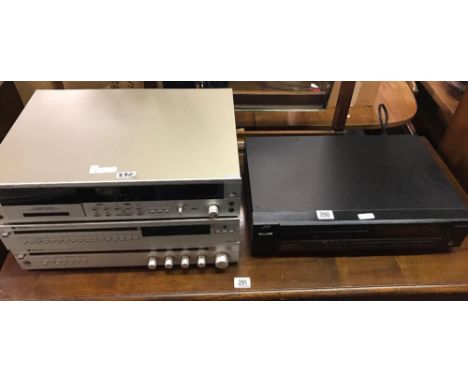 JVC EXCEL -Z431 COMPACT DISC PLAYER &amp; OPTONCIA STEREO CASSETTE DECK WITH  TURNING PROCESSOR &amp; AMPLIFIER MODEL NO'S : 