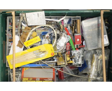 A quantity of model making tools and accessories.