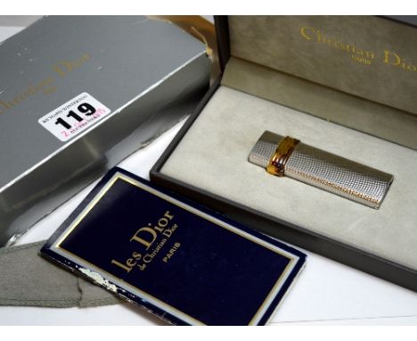 A CHRISTIAN DIOR LIGHTER, boxed