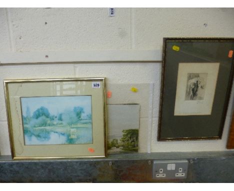 19TH CENTURY ENGLISH SCHOOL, a collection of sketches of rural scenes, watercolour with pen annotations and dates, together w