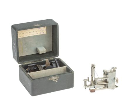 Medical, an Early Jaquetâ€™s Sphygmograph, French, c.1910, signed on case 'G. Boulitte Ingr. Constructeur 15.21 R.Bobillot. P