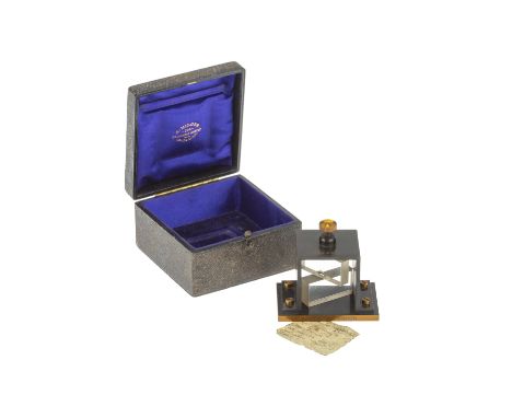 An Unusual Item for Focusing a Spectroscope Collimator, by Hilger English, c.1900, engraved 'A. HILGER LONDON' and engraved t