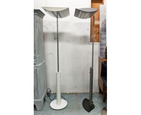FLOOR LAMPS, two differing, including a whitcroft floor lamp and a Regent floor lamp, 185cm at tallest. (2) 