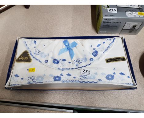PAIR OF VINTAGE EMBROIDERY PILLOWCASES