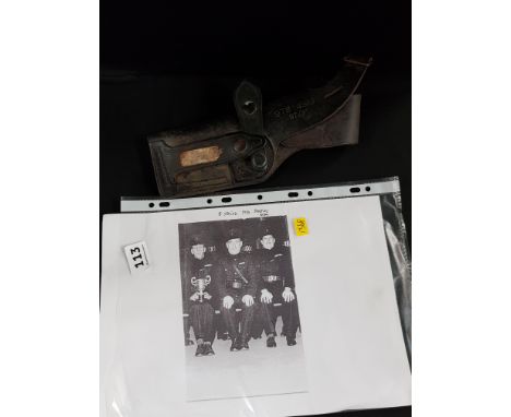 VINTAGE PRE 1960 RUC/B-SPECIAL DETECTIVE HOLSTER AND EPHEMERA