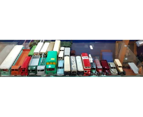 SHELF LOT OF DINKY MODELS