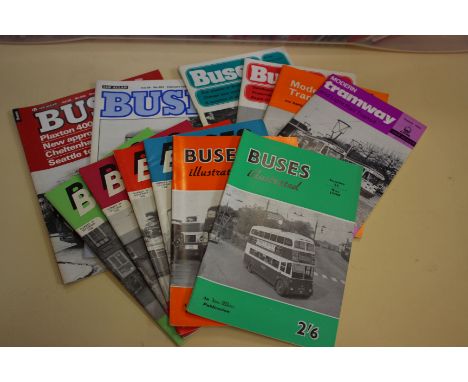 A collection of Buses Illustrated, Buses and Modern Tramways & Light Railway magazines from the 1960's through to the 1980's 