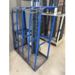 Global 4-Position Vertical Material Storage Rack
