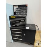 Rolling Tool Box, with Contents